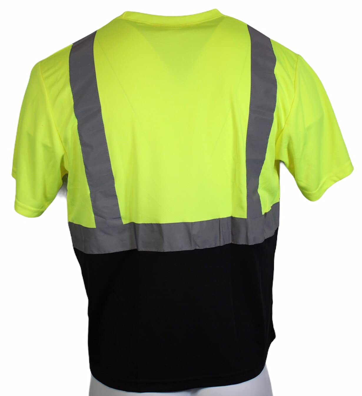 ANSI Hi-Vis Safety T-Shirt - Class 2 Reflective Yellow/Orange - Road Work & Construction