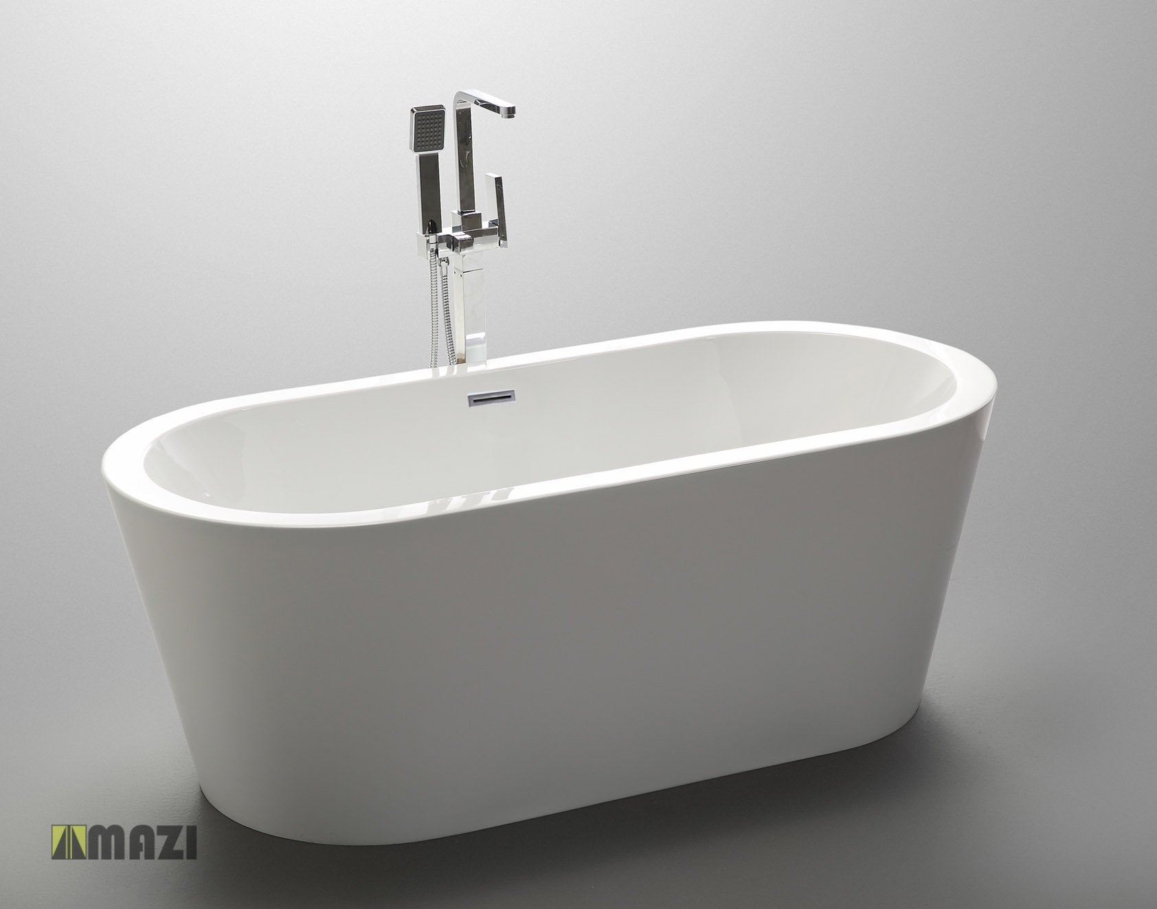 Freestanding Acrylic Soaking Bathtub 6812 - Deep Relaxation for Spa, Bathroom, and Luxury Home Retreat