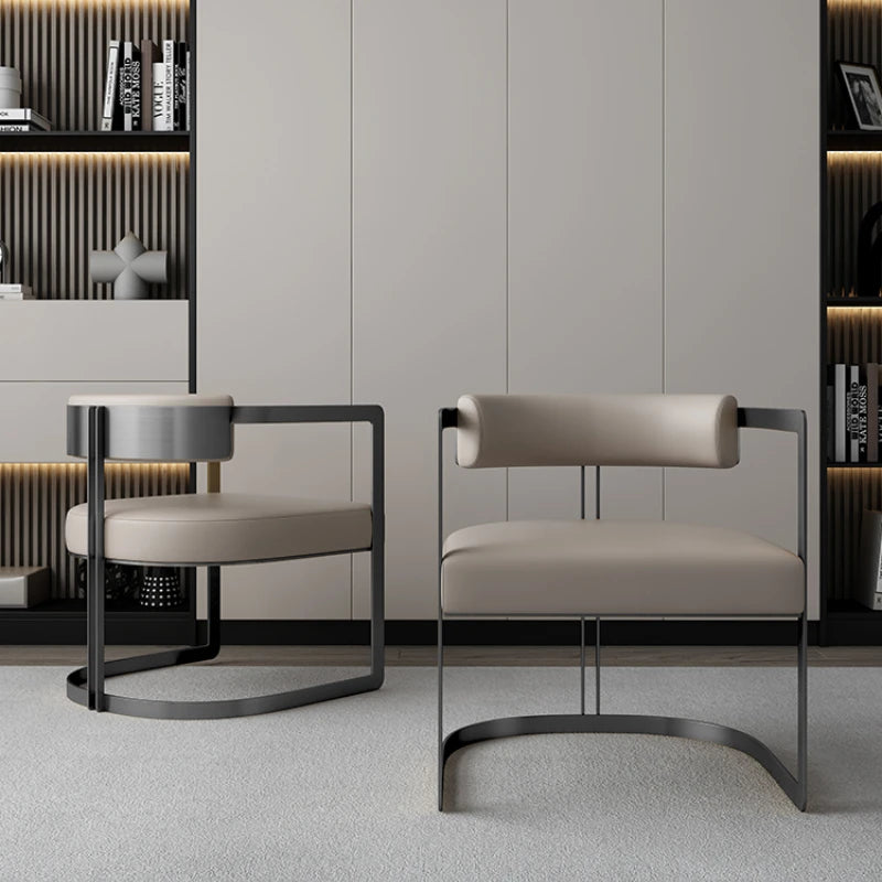 Italian Minimalist Light Luxury Dining Chair - Modern Elegant Wooden Seat for Home, Restaurant & Office - Perfect for Dining Rooms, Kitchens & Event Decor
