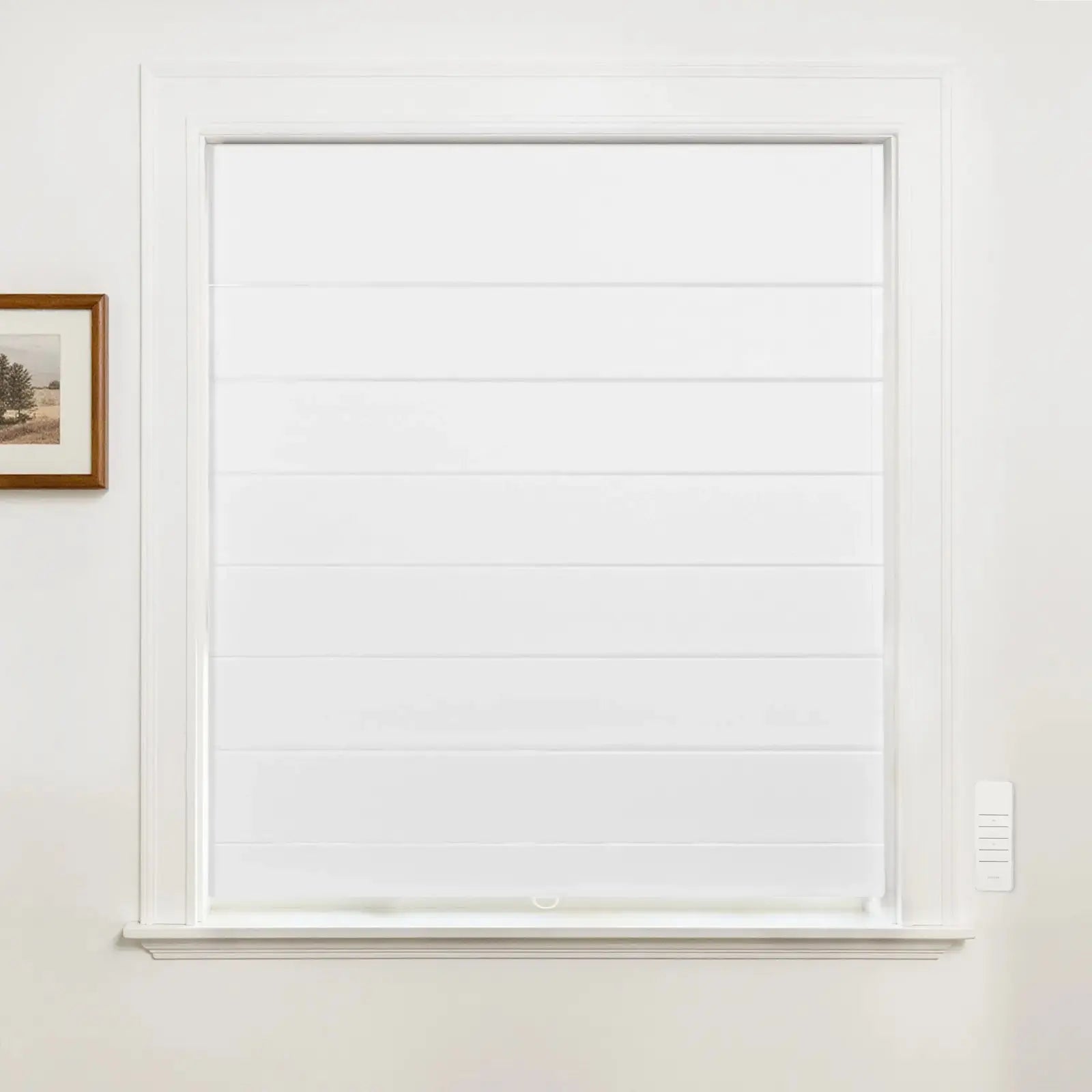 Alvin Motorized Waterproof Blackout Roller Shade - Smart Home Window Treatment for Bedroom, Living Room & Office - Noise Reduction & UV Protection