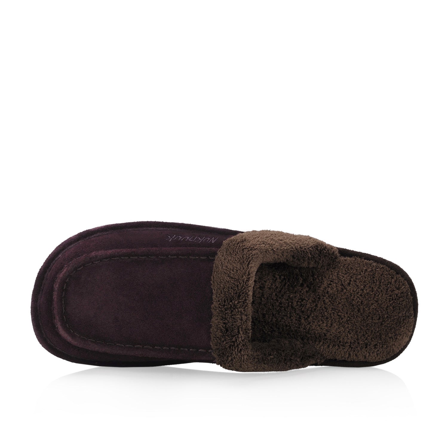 Men's Comfortable Brown House Slippers - Soft Indoor/Outdoor Slides for Relaxing at Home, Lounging & Backyard Wear