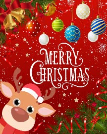 Merry Christmas Deer