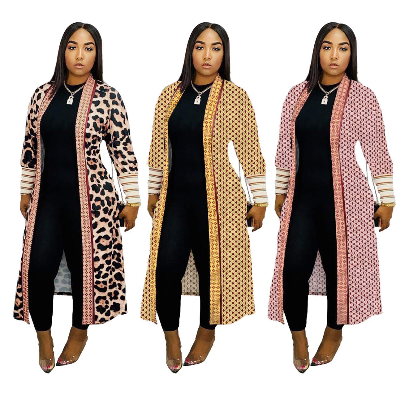 Lightweight Long Cardigan for Women - Open Front Jacket Coat - Perfect for Layering, Office Wear & Casual Outfits