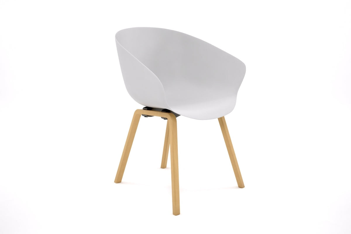 Teddy Plastic Tub Chair with 4 Leg Base - Comfortable and Stylish Seating for Kids' Room, Nursery, or Playroom