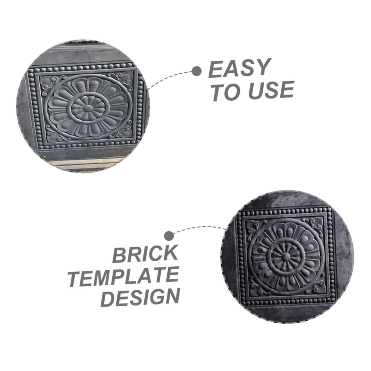 MIKIKIT DIY Brick Path Maker Mold - Plastic Concrete Paver Walkway Mold for Garden, Patio & Driveway | Reusable Cement Paving Template for DIY Walkways, Pathways & Landscaping Projects