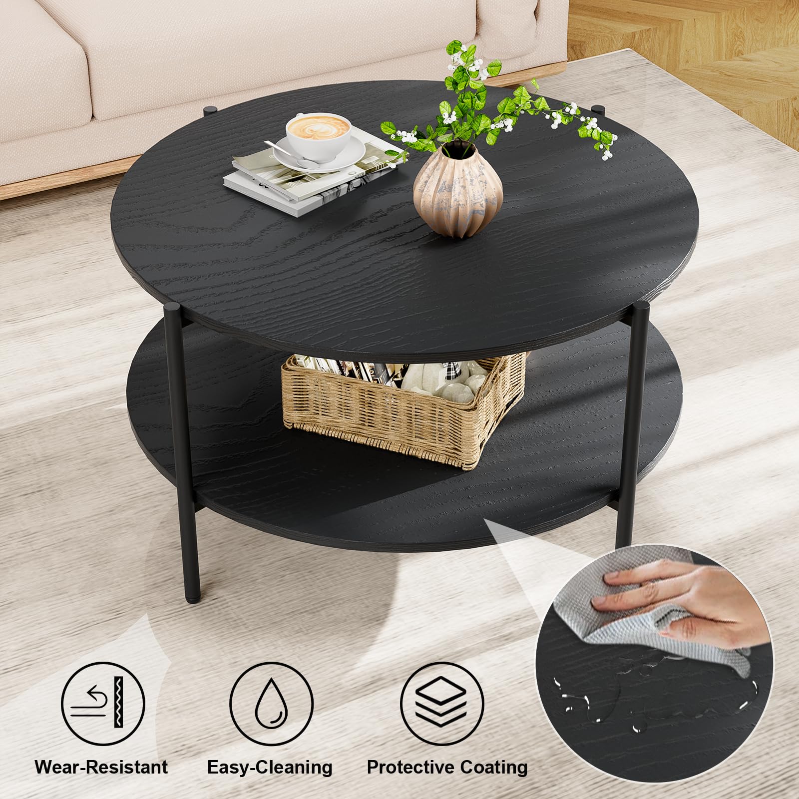 Modern Round Coffee Table 31