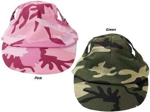 Camo Dog Cap - Adjustable Camouflage Hat for Dogs - Perfect for Hunting, Outdoor Adventures & Pet Photography