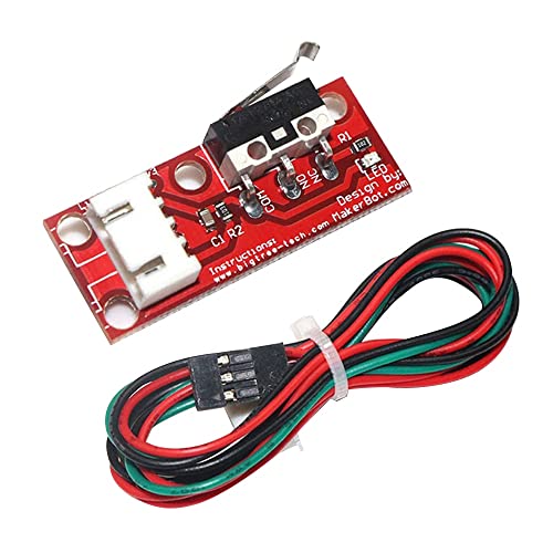 1PCS Endstop Mechanical Limit Switch for 3D Printer - Compatible with RAMPS 1.4 Control Board - Precise Positioning Sensor for DIY 3D Printing Projects and CNC Machines
