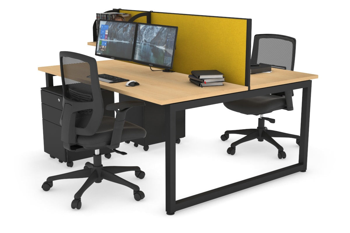 Quadro Loop Legs 2 Person Office Workstation - 47.2