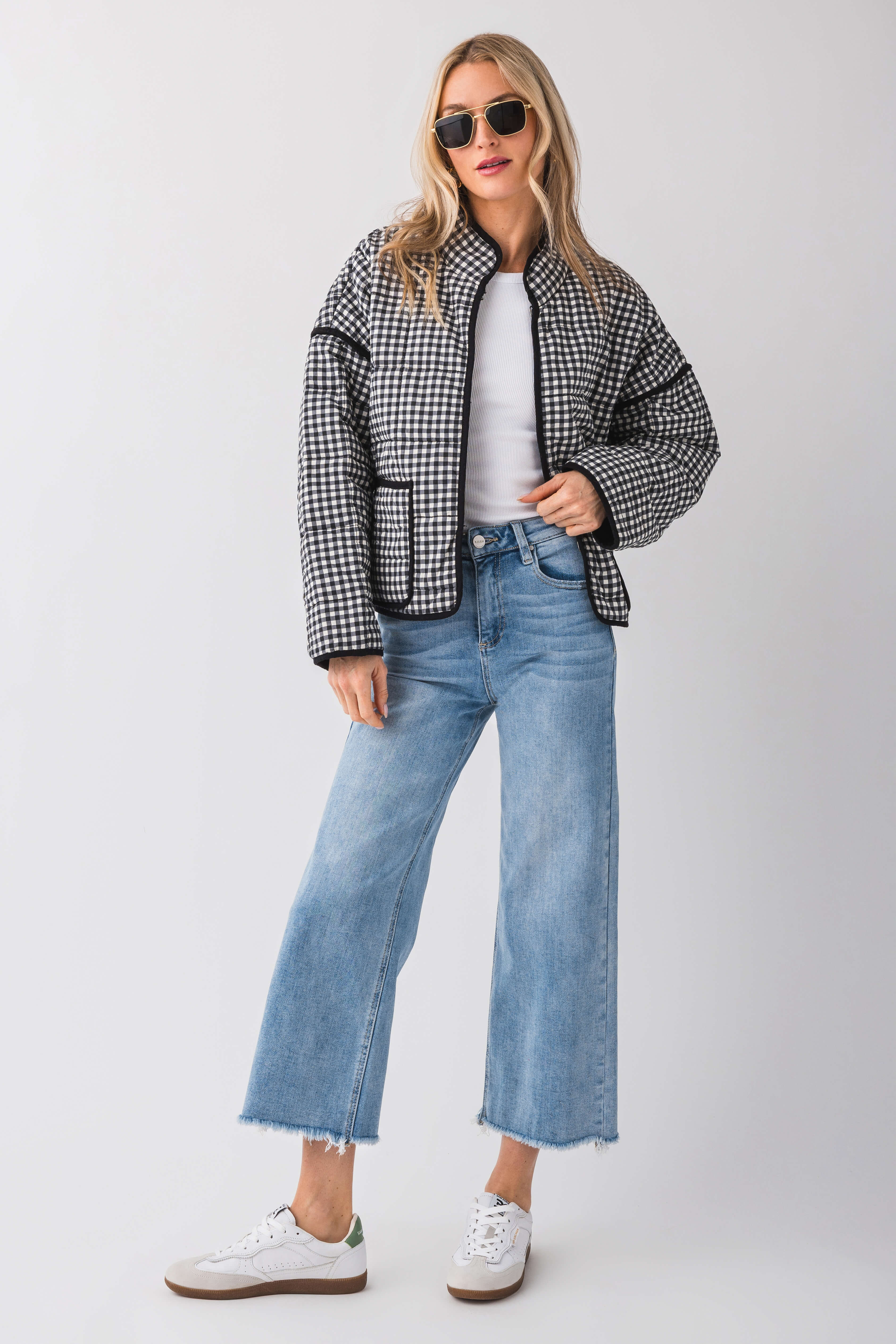 Free People Chloe Jacket - Women's Lightweight Denim Jacket with Distressed Details | Perfect for Spring Layering & Casual Outfits