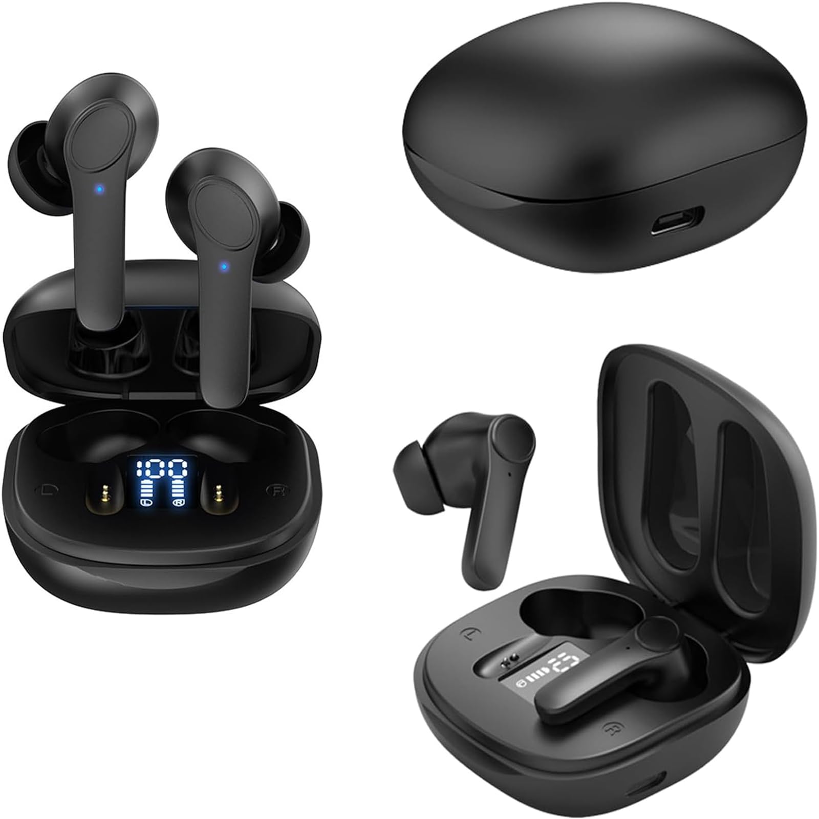Best Translation Earbuds 2024 - Real-Time Language Translator Wireless Earbuds with Noise Cancellation - Perfect for Travel, Business Meetings & International Communication