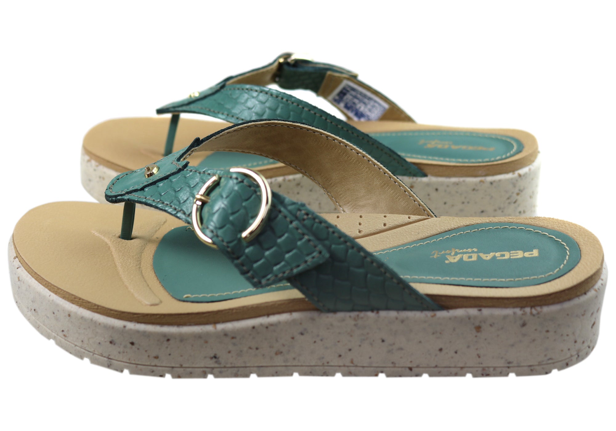 Pegada Explora Women's Comfort Leather Thong Sandals - Made in Brazil - Perfect for Beach, Vacation & Summer Outfits