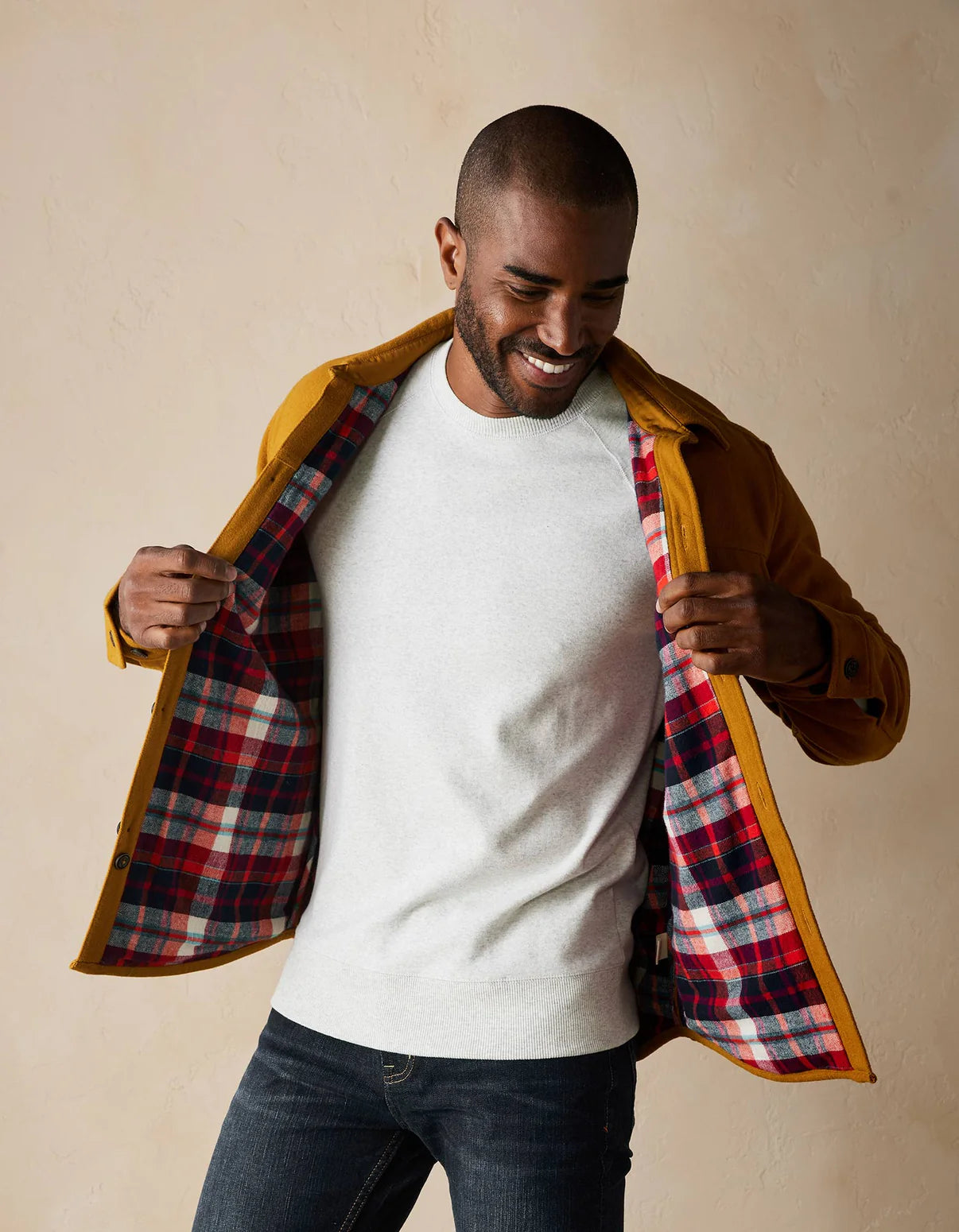 Brightside Flannel Lined Workwear Jacket - Durable Men's Winter Work Coat for Construction & Outdoor Jobs | Warm Lumberjack Style for Cold Weather
