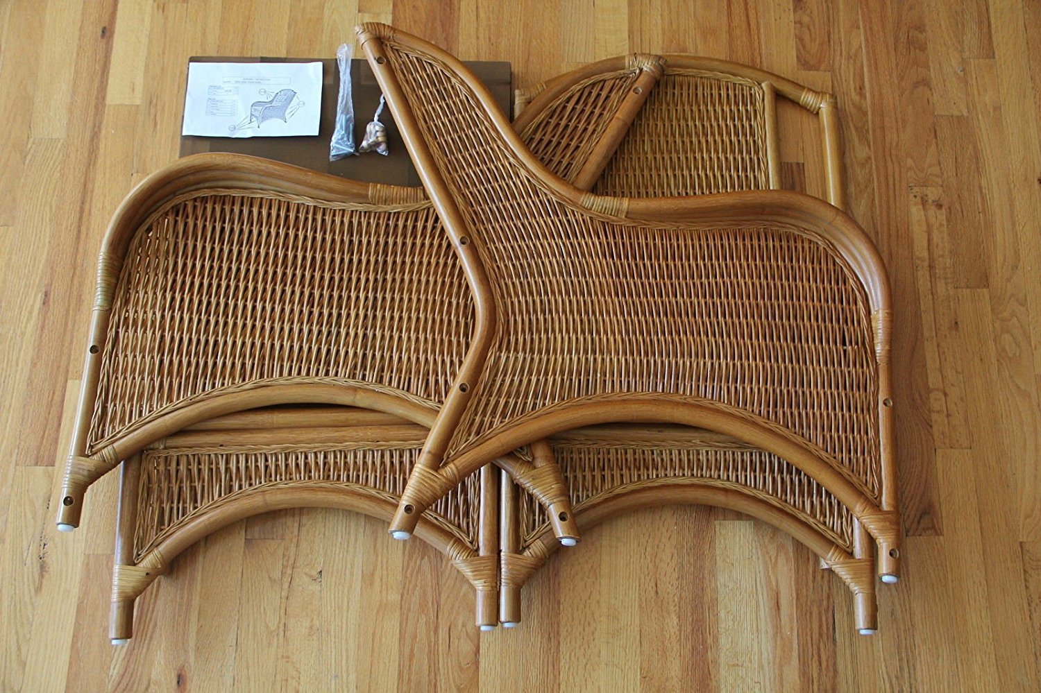 Handmade ECO Natural Rattan Wicker Lounge Jam Armchair with Dark Brown Cushion in Cognac - Perfect for Living Room, Patio, or Sunroom Relaxation
