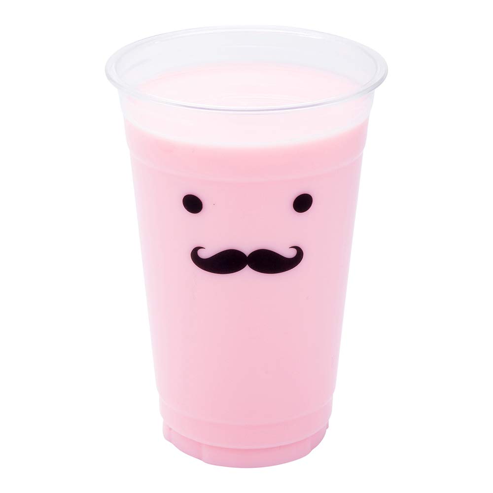 Restaurantware Visage 20oz Clear PET Plastic Cold Drink Cups (1000 Pack) - Disposable Party Cups with Monsieur Mustache Design for Birthday Parties, Weddings & Events | Lids Sold Separately | Perfect for Large Gatherings & Catering Services