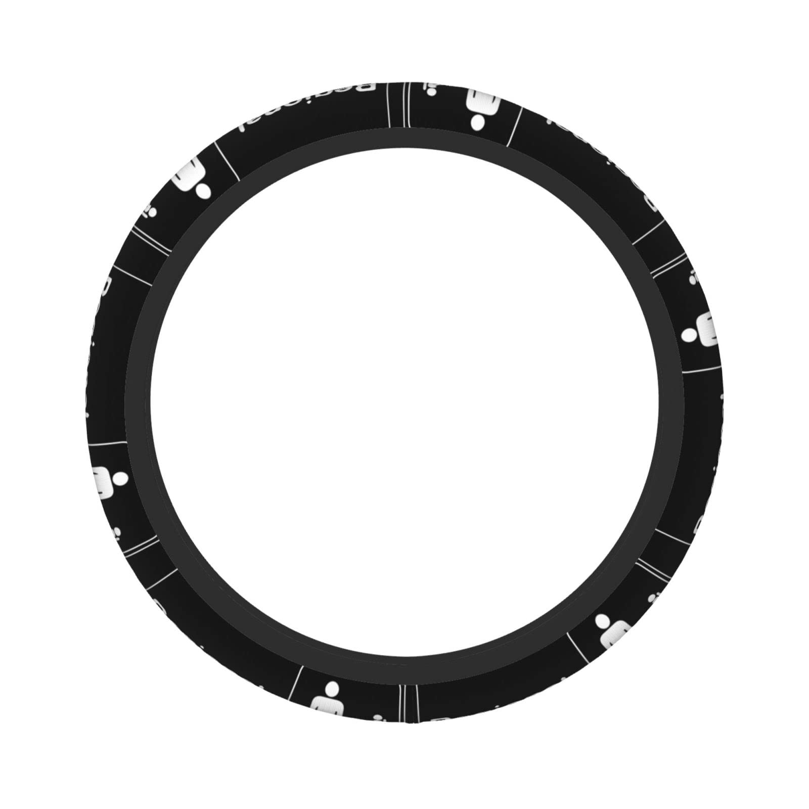 Universal 15 Inch Elastic Car Steering Wheel Cover - Non-Slip Grip, Comfortable Driving Accessory for Men & Women | Perfect for Commuting, Road Trips & Daily Driving
