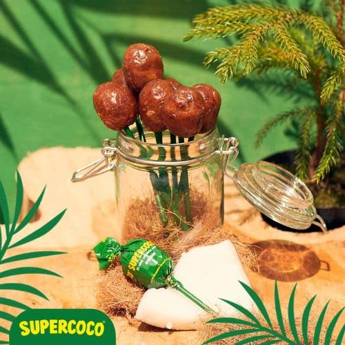 Supercoco Candy Bonbons - 2 Pack (24 Count Each) | Authentic Colombian Coconut Candy | Sweet Tropical Snack for Parties, Gifts & Desserts
