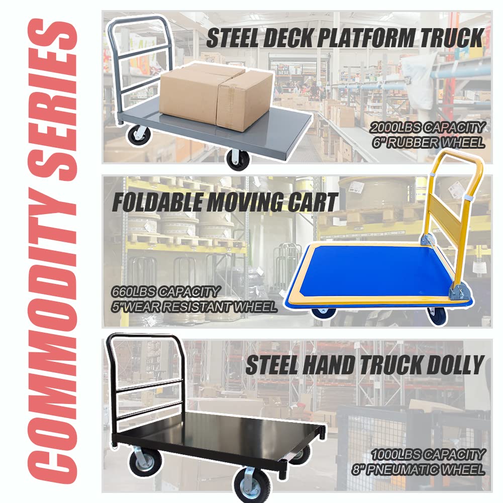 Heavy Duty Steel Platform Truck - 60