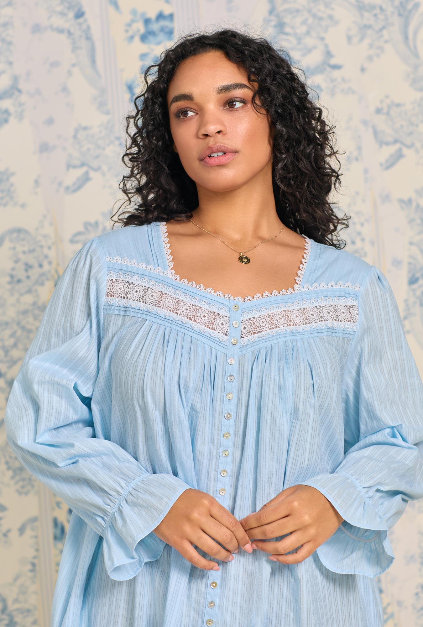 Stylish Dobby Stripe Button Front Robe - Soft Cotton Bathrobe for Women & Men - Perfect for Spa, Lounge & Home Relaxation