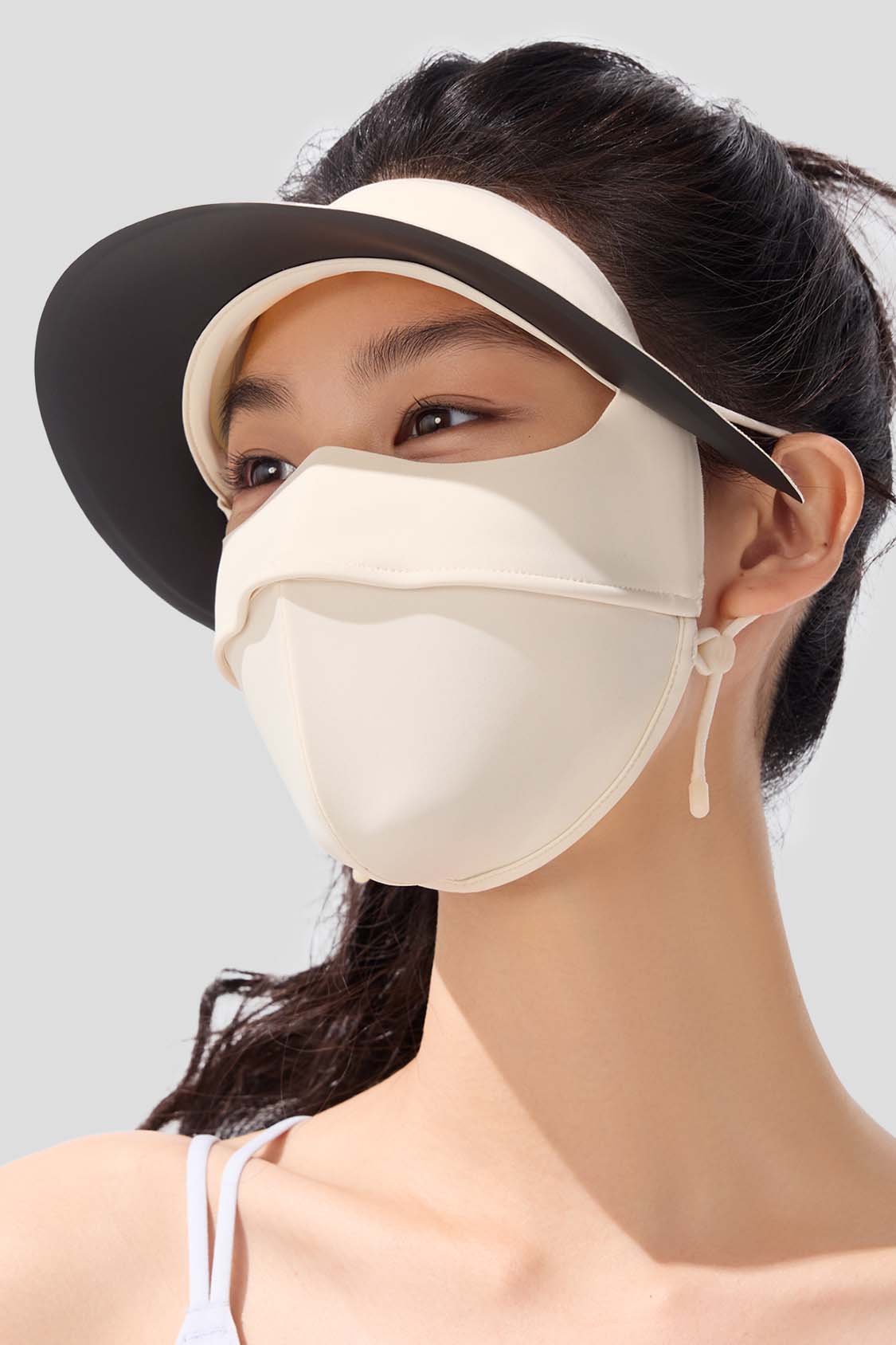DermaCare UPF50+ Full Face Sun Protection Mask - Advanced UV Blocking for Outdoor Activities, Hiking, and Beach Trips