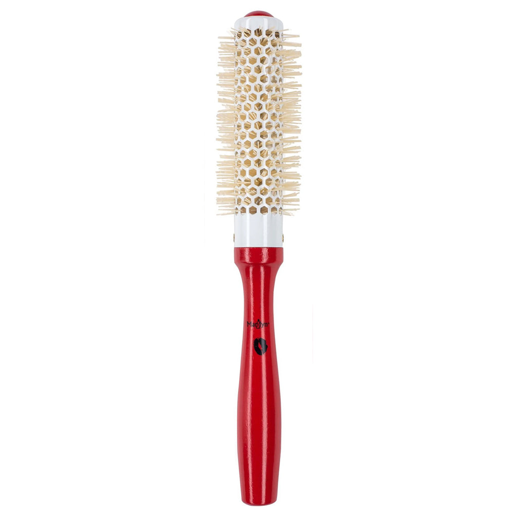 Marilyn Thermal Kiss Round Hair Brush with Ionic Bristles - Professional Styling Tool for Smooth, Shiny & Frizz-Free Hair - Perfect for Blowouts, Curls & Volume Styling at Home or Salon