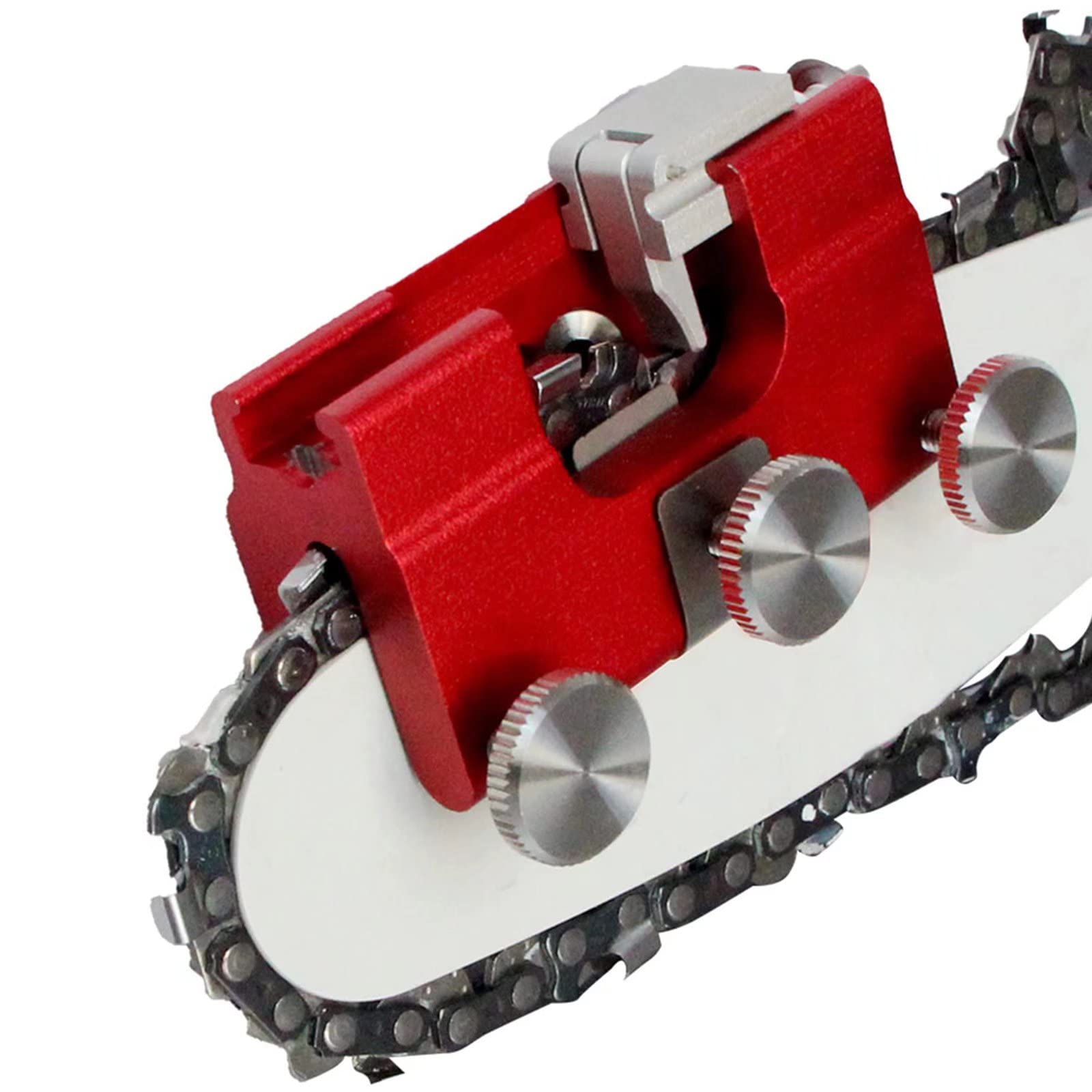 **HADMB Portable Hand Crank Chainsaw Sharpener – Universal Chainsaw Chain Sharpening Jig for Electric & Gas Saws – Fast & Easy Sharpening Tool for DIY & Professional Use**    *(Perfect for Home Woodworking, Tree Cutting, Firewood Preparation & Outdoor Maintenance)*