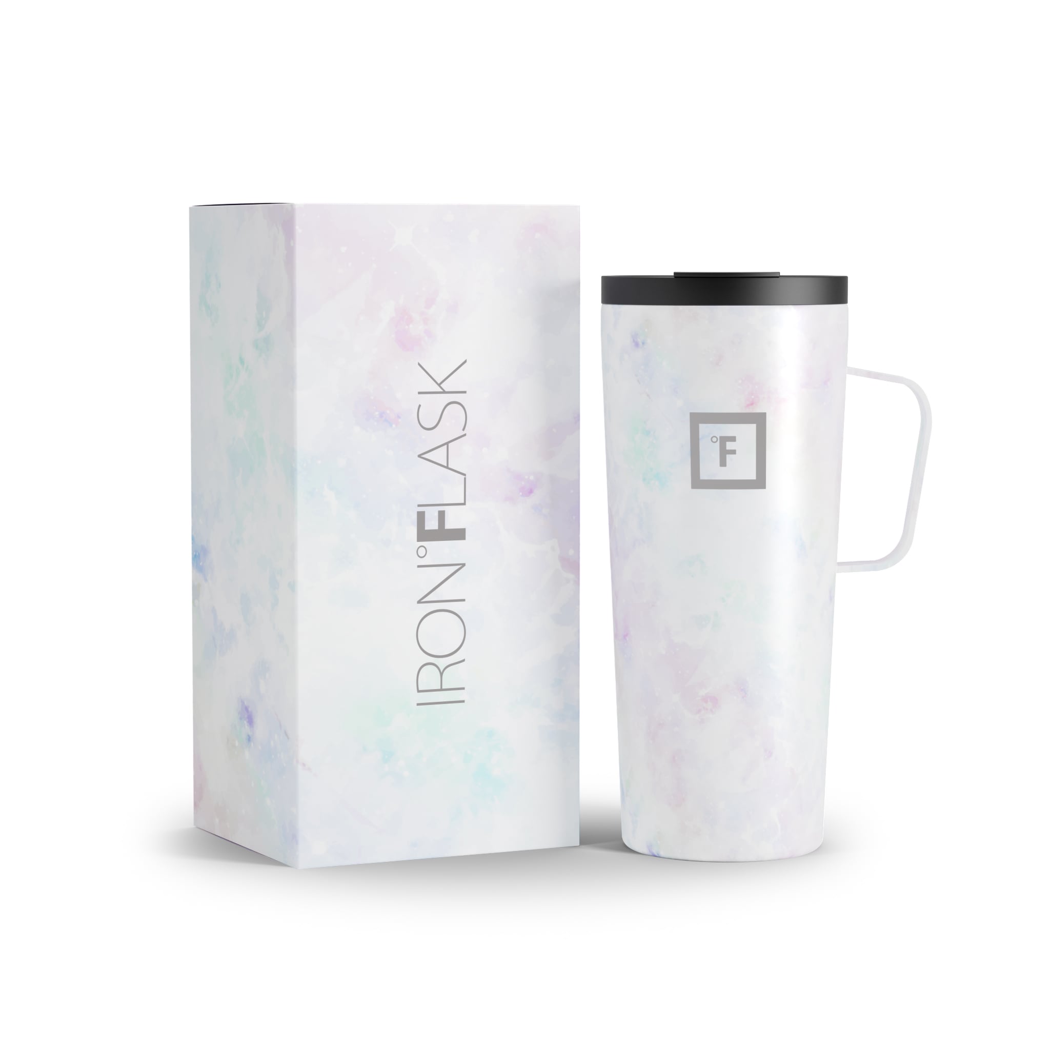 24 Oz Insulated Grip Coffee Mug 2.0 - Leak-Proof Travel Tumbler with Handle for Hot & Cold Drinks - Perfect for Office, Commute, Camping & Outdoor Activities