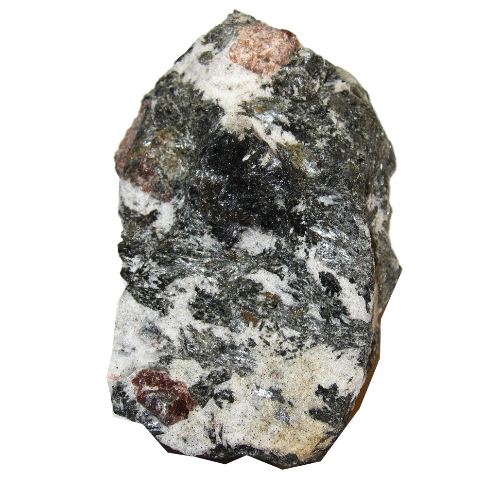 Natural Garnet Red Almandine Black Biotite Cluster Raw Crystal Stone for Healing, Meditation & Energy Work - Perfect for Reiki, Chakra Balancing & Spiritual Decor