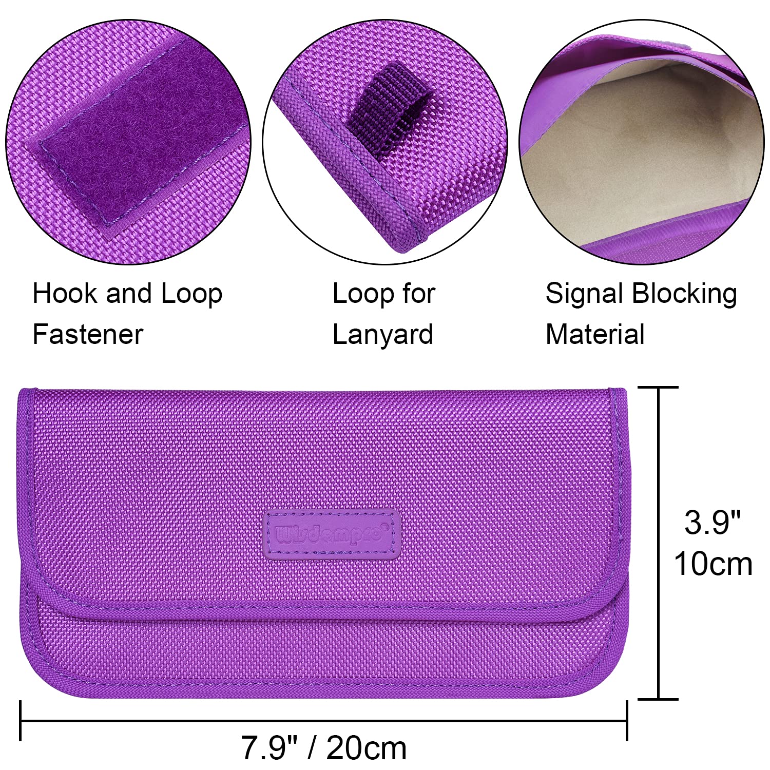 Wisdompro Faraday Bag RFID Signal Blocking Pouch - 7.5