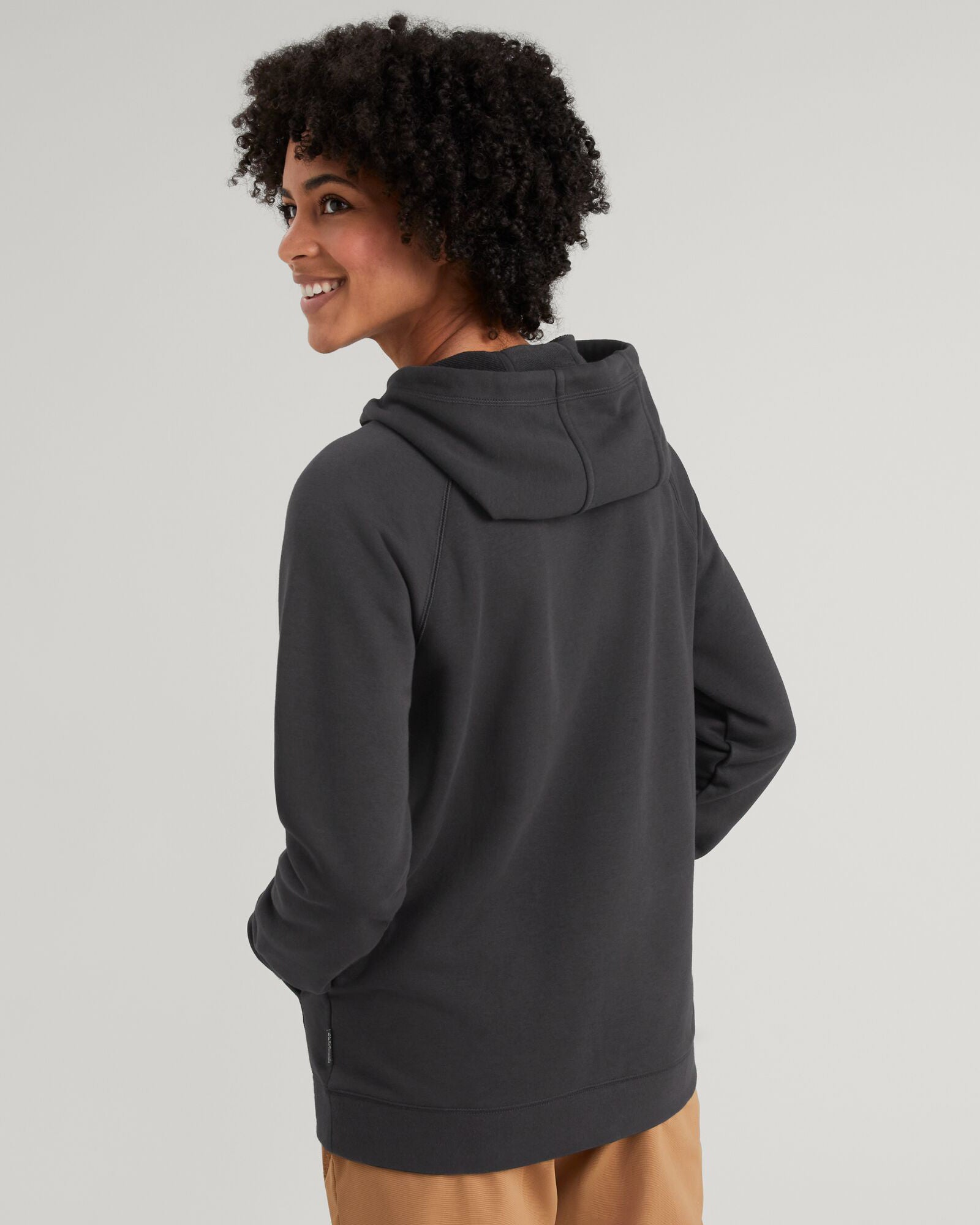 Kathmandu Logo Women's Fleece Hoodie - Warm Winter Pullover with Kangaroo Pocket - Black - Perfect for Outdoor Hiking, Camping & Casual Wear