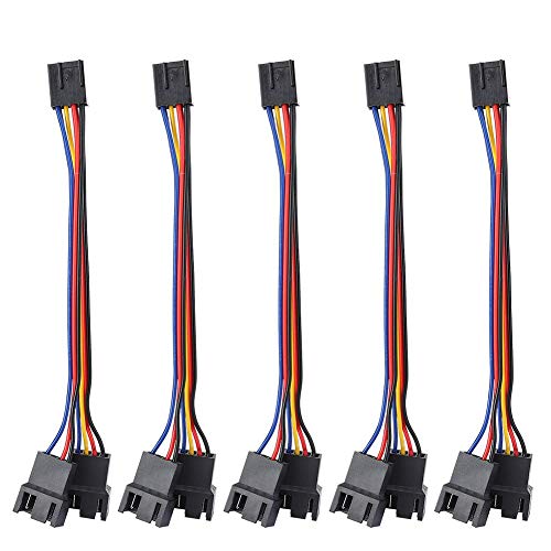 Splitter Cable for Motherboard Fan - Extension Adapter Cable for CPU Cooler & Computer Fans - Easy Installation - Perfect for PC Builds, Gaming Rigs & Cooling System Upgrades