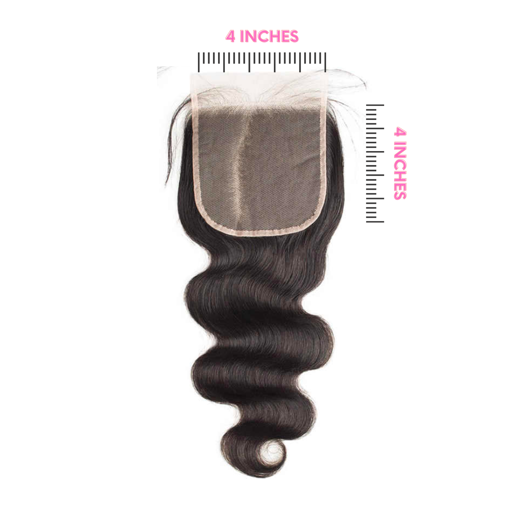 4x4 Transparent Lace Closure - 13x4 HD Lace Frontal Wig - Human Hair Lace Closure for Black Women - Perfect for Daily Wear, Parties & Special Occasions
