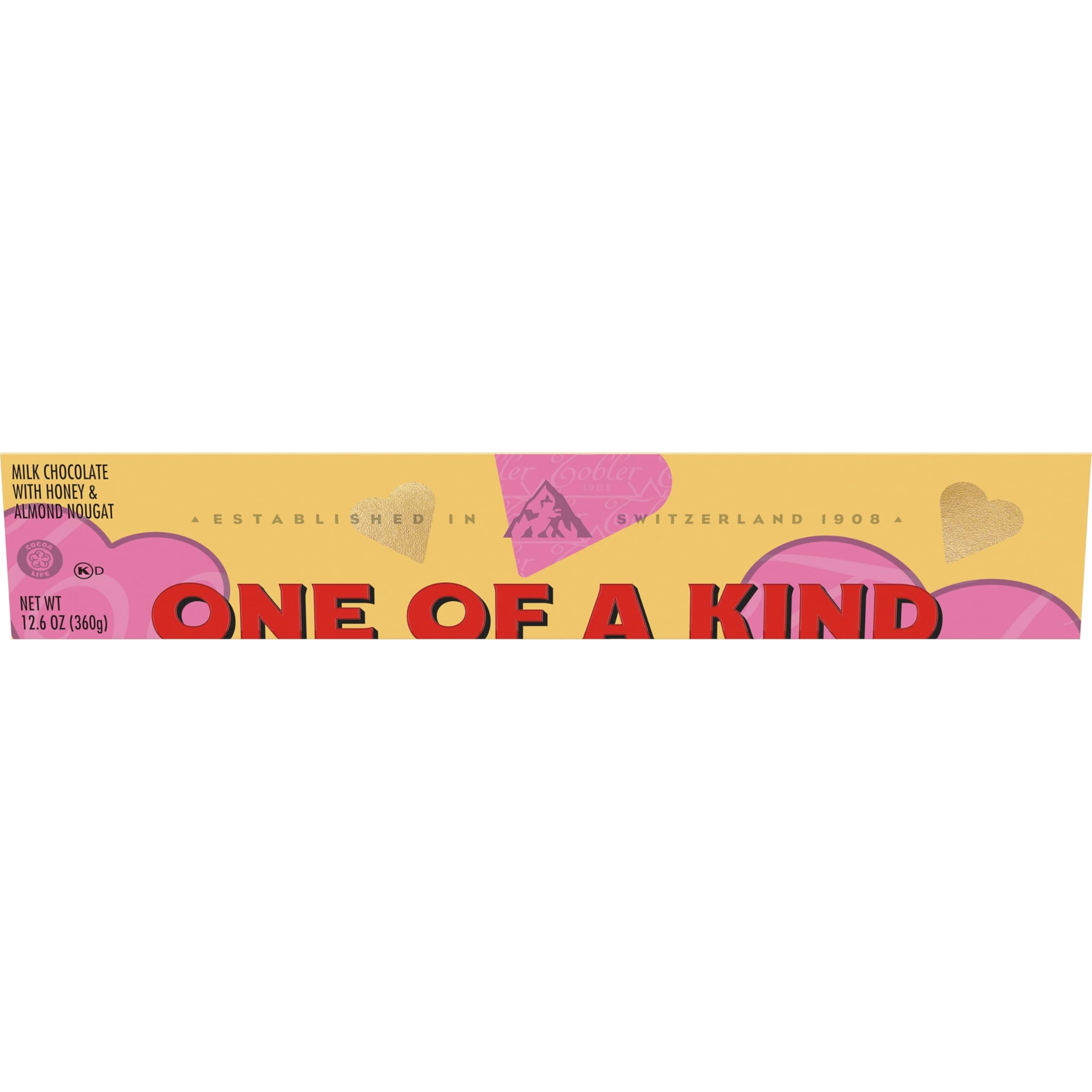 Toblerone Milk Chocolate Bar with Honey and Almond Nougat - 12.6 oz Swiss Chocolate Gift for Valentine's Day, Christmas, Birthdays & Special Occasions | Perfect for Gifting, Parties & Sweet Treats