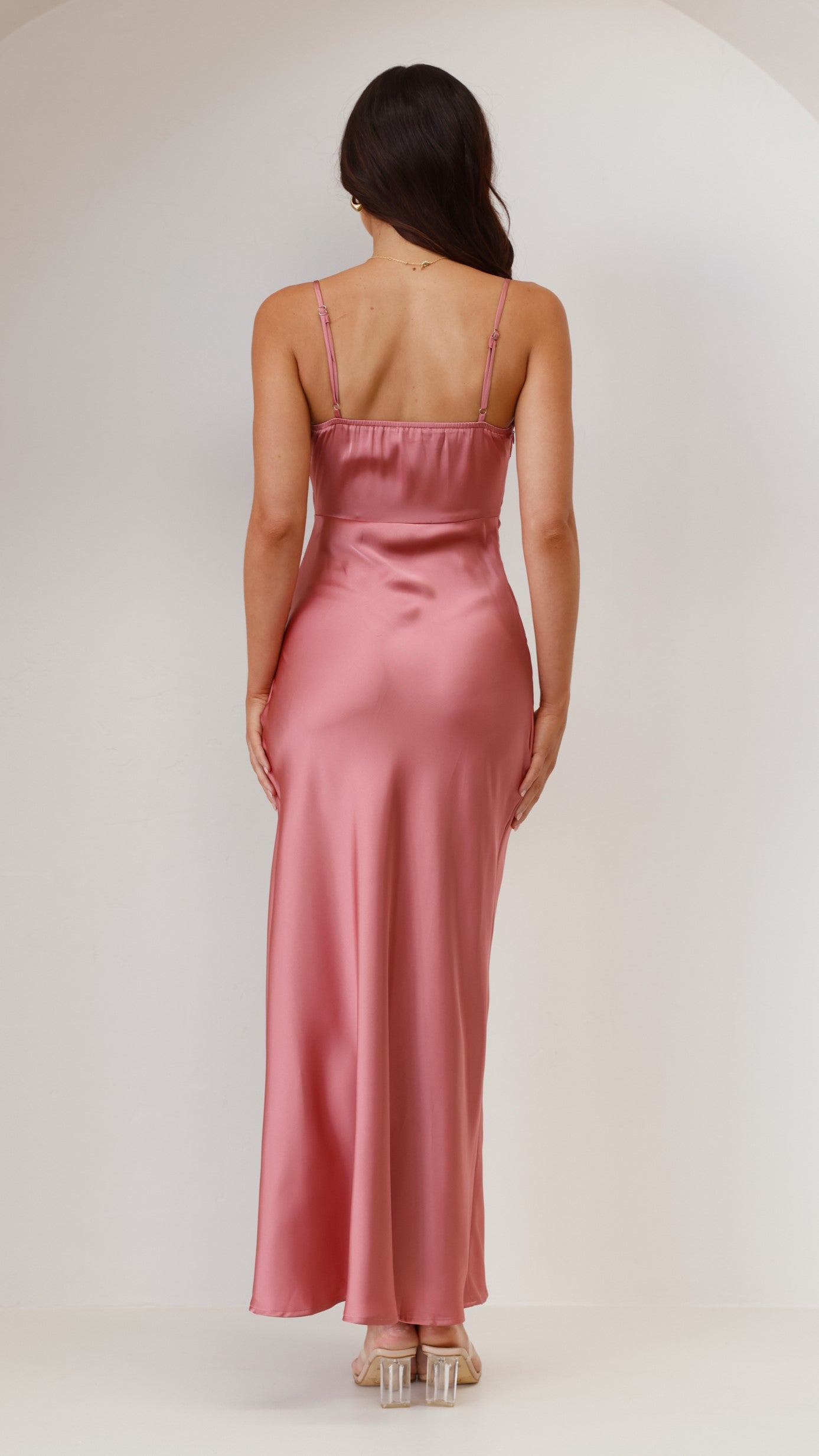 Ilana Maxi Dress in Baked Rose - Flowy Long Summer Dress for Women, Beach Wedding & Vacation Outfit