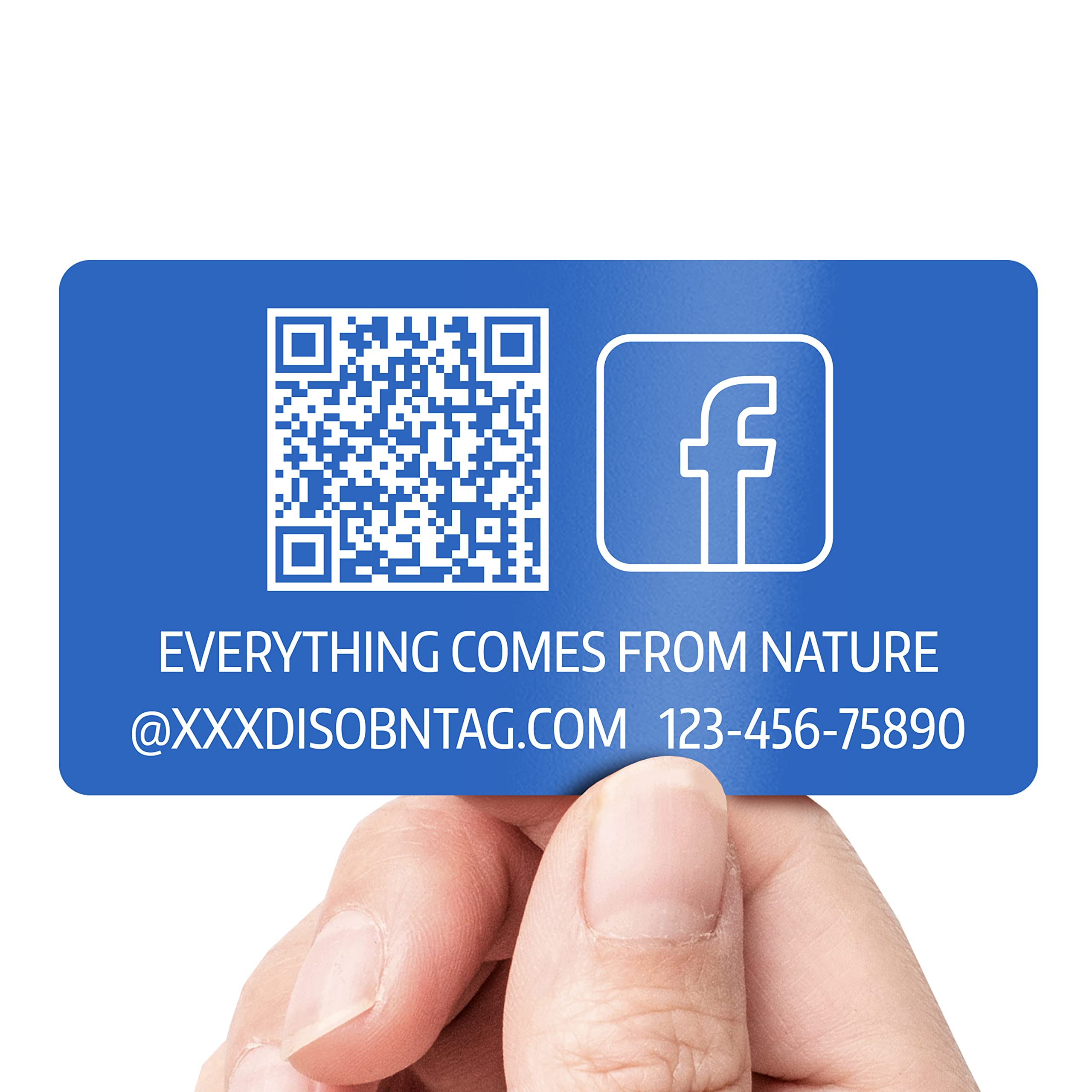 DISONTAG Custom Thank You Stickers for Small Business - 1.8x1 Inch QR Code Logo Labels for Packaging & Social Media Sharing (500 Pack) - Perfect for Ecommerce, Retail Packaging & Customer Appreciation Gifts