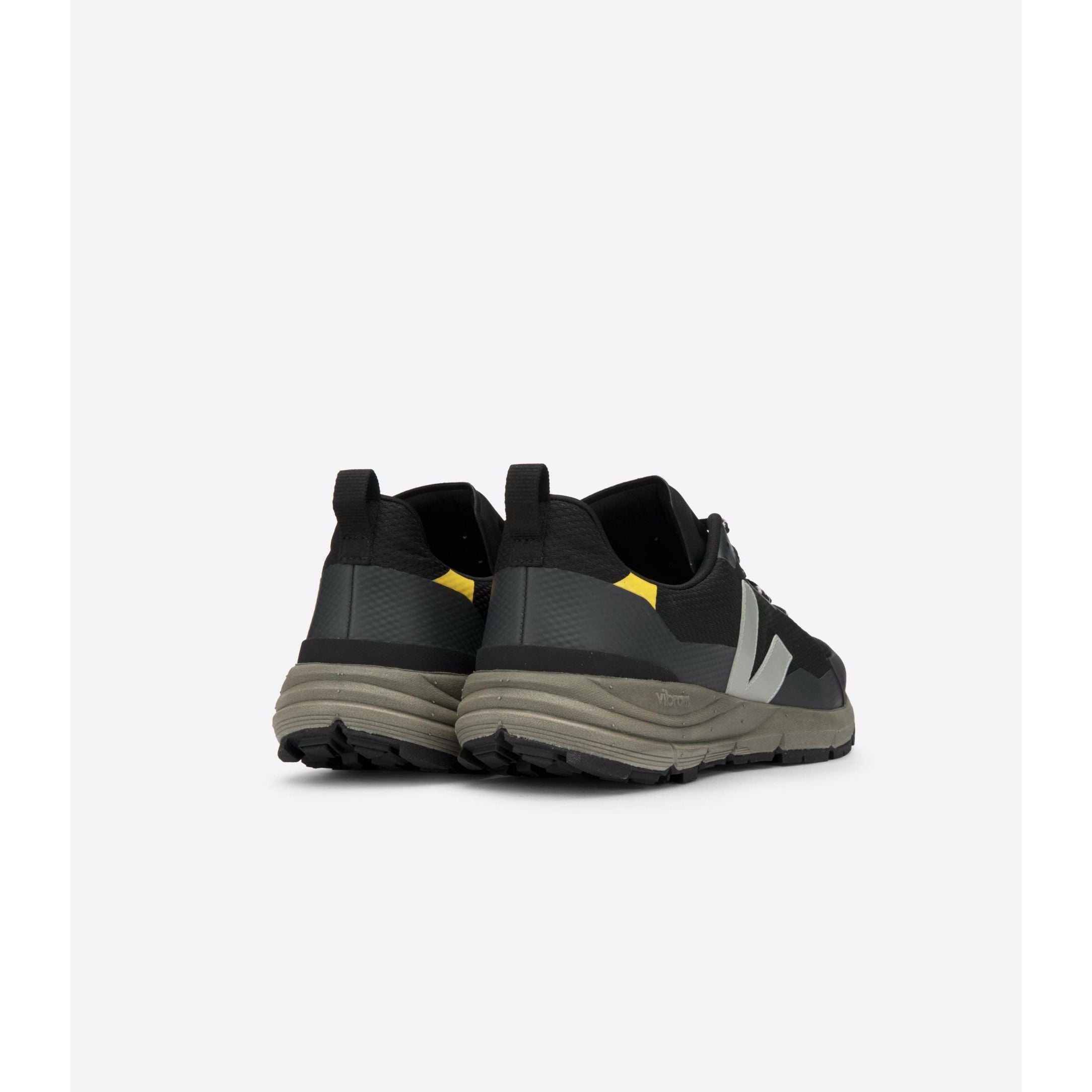 Veja Men's Dekkan Alveomesh Sneakers - Black Oxford Grey Tonic | Vegan Eco-Friendly Running Shoes for Men | Perfect for Casual Wear, Gym & Outdoor Activities