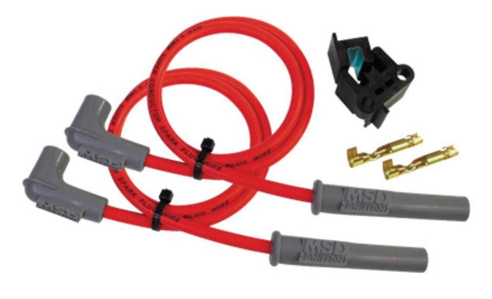 MSD 31039 Super Conductor Spark Plug Wire Set - Universal Triple Fit for Jet Skis, Boats & Powersports Vehicles | High Performance Ignition Upgrade for Watercraft & ATVs