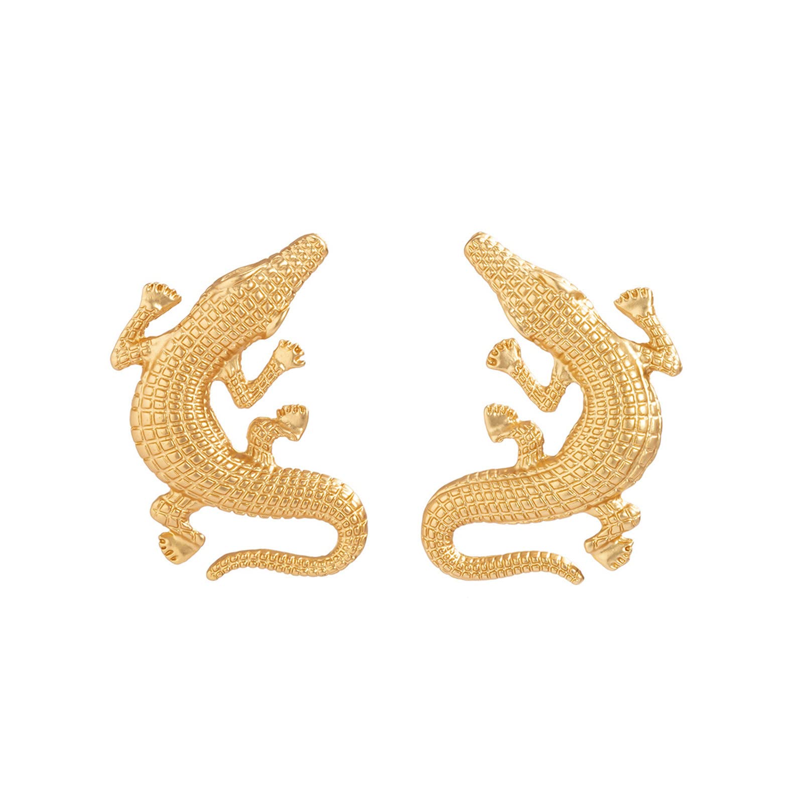 Stylish Punk Animal Shaped Earrings for Women - Exaggerated Metal Catwalk Jewelry Set, Perfect for Parties, Gifts & Fashion Accessories | Cute & Unique Design for Everyday Wear or Special Occasions