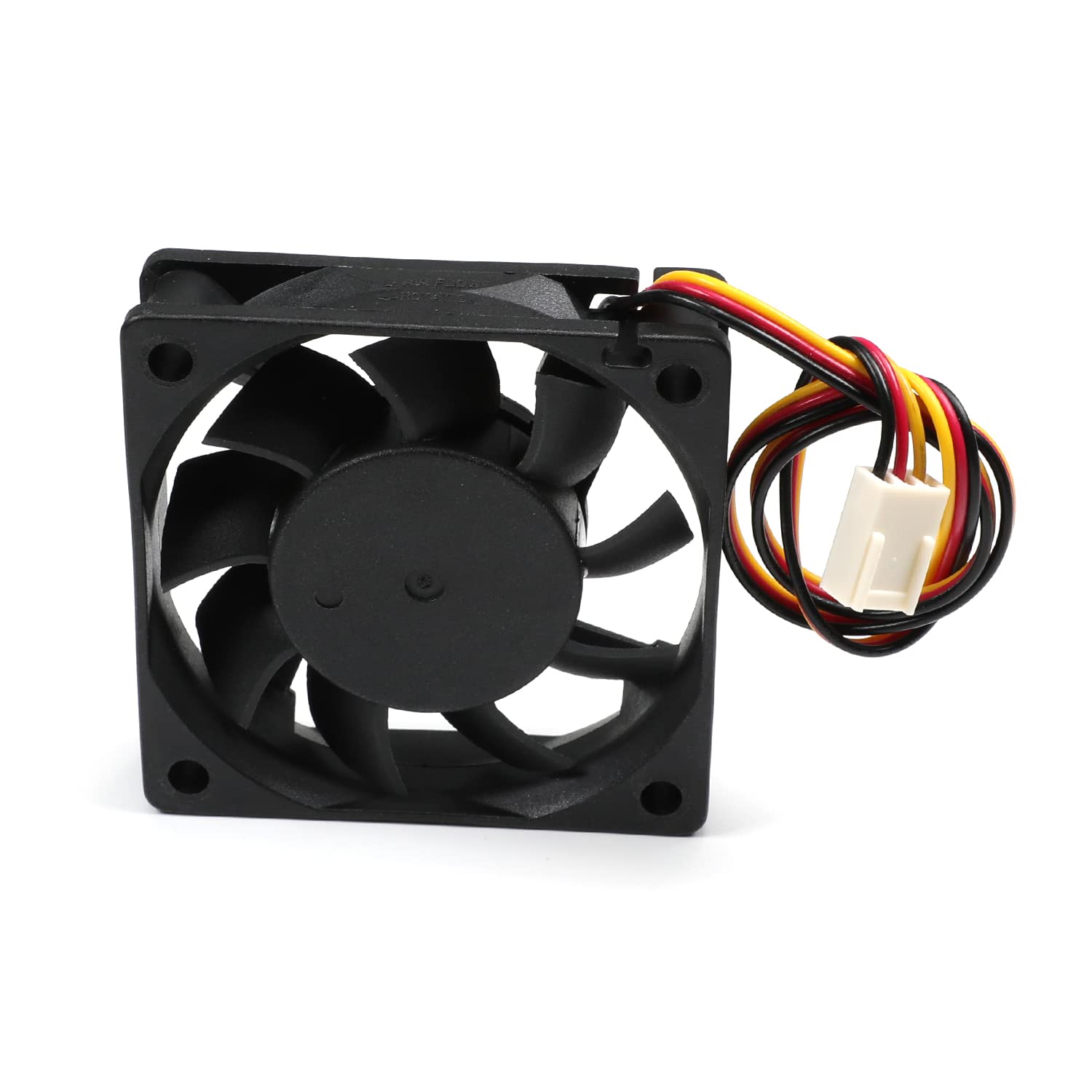 Fielect 12V Brushless DC Cooling Fan 60x60x15mm - High Performance Mini Computer Case Fan with Long Life Sleeve Bearing, 0.25A (1 Pack) - Perfect for PC Cooling, Electronics Projects, and Server Racks