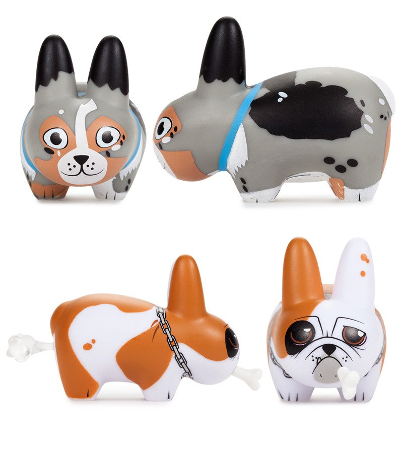 Kibbles n' Labbits Mini Series Collectible Figures - Cute Rabbit & Dog Figurines for Display, Gifts & Home Decor