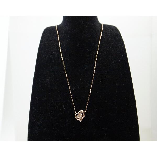 4℃ Diamond Heart Pendant Necklace - 10K Rose Gold Women's Jewelry | Vintage Luxury Necklace for Anniversary, Valentine's Day Gift & Special Occasions