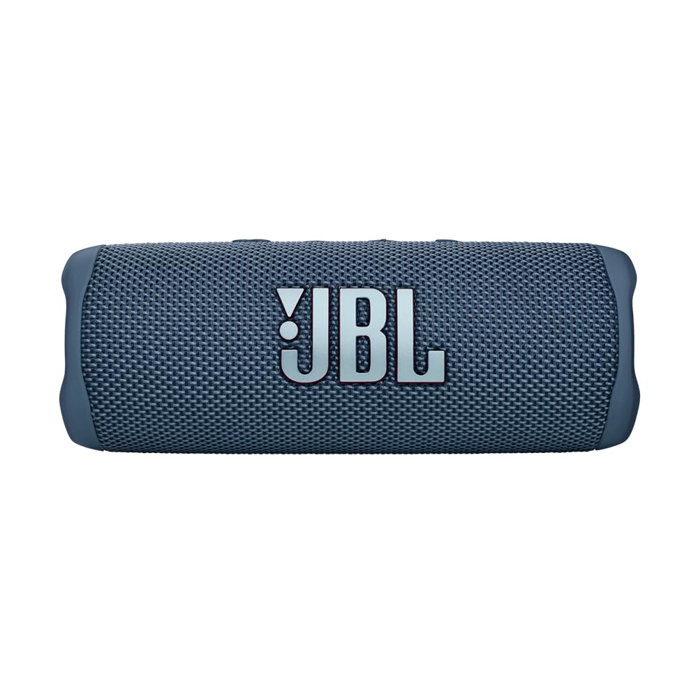 JBL FLIP 6 Waterproof Bluetooth Speaker - Portable Wireless Speaker with 12 Hours Playtime, IP67 Rating, Bundle Includes gSport Carbon Fiber Case (Blue) - Perfect for Beach, Pool, Hiking & Outdoor Adventures