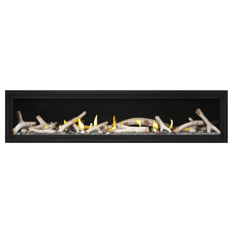 Napoleon Luxuria 74 Linear Direct Vent Gas Fireplace - LVX74NX | Modern Home Heating Solution for Living Rooms & Patios