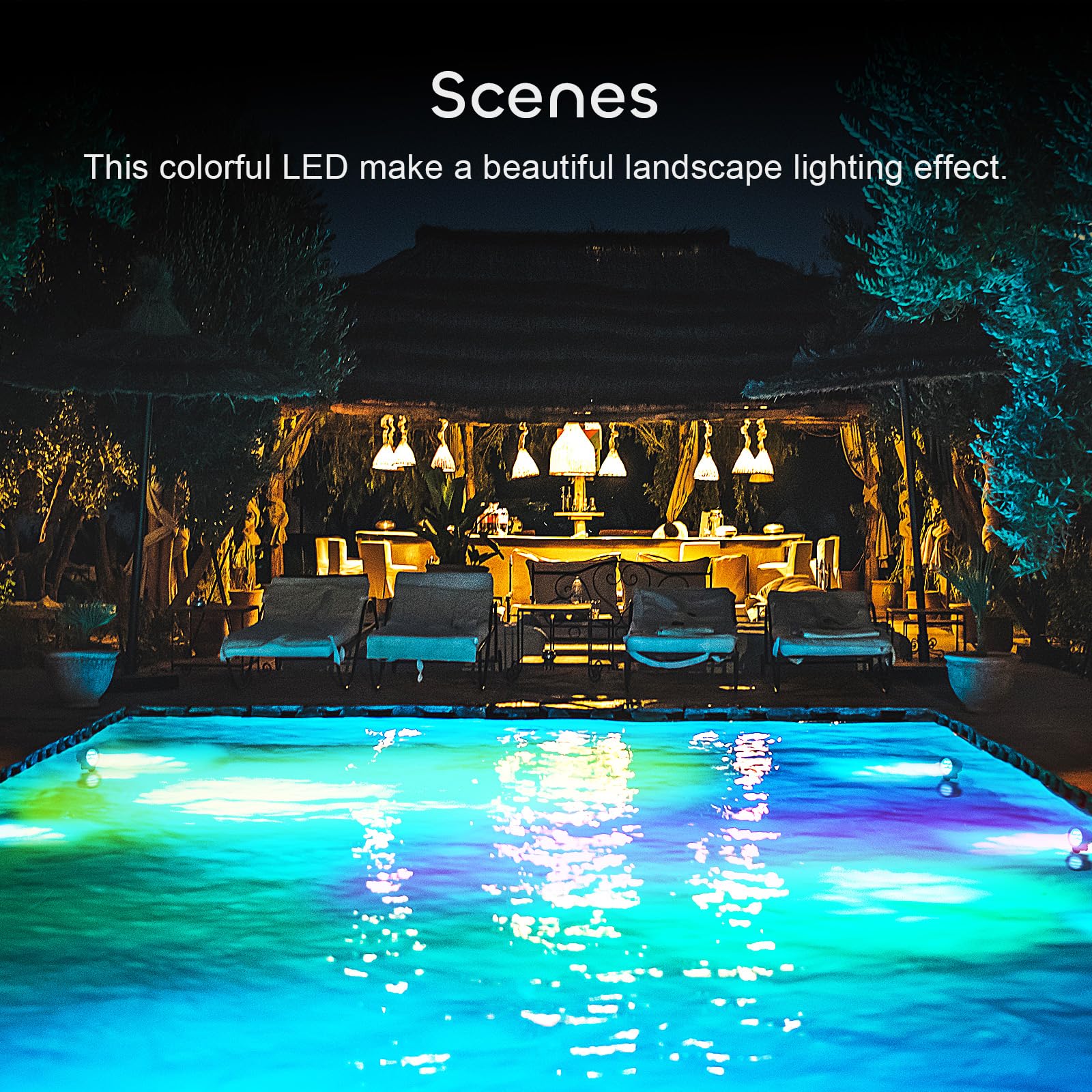 Submersible LED Pond Lights with Remote - IP68 Waterproof RGB Color Changing for Garden & Fountain