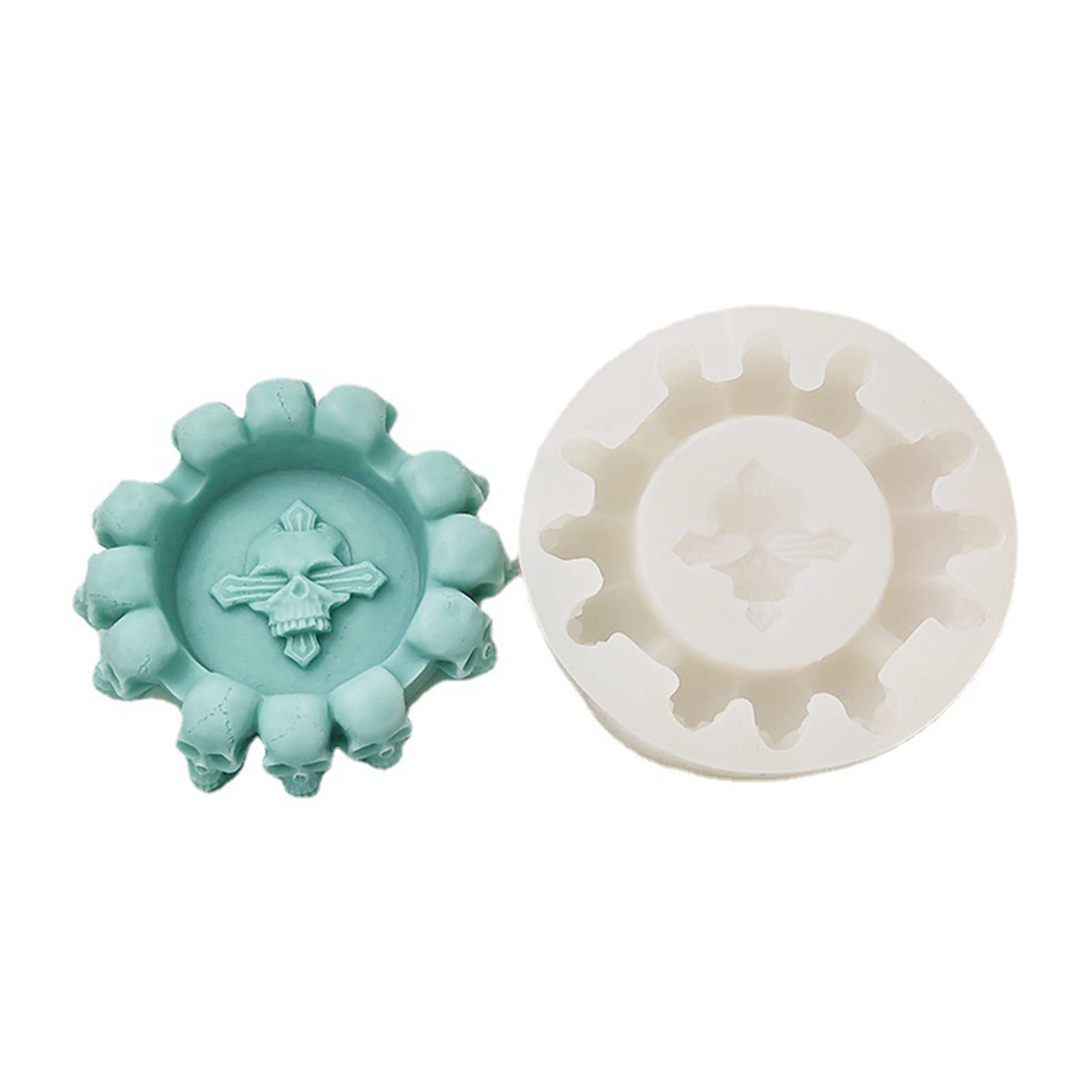 Premium Silicone Ashtray Mold for Resin Casting - Large DIY Resin Art Mold for Gypsum, Jewelry, Weapons & Crystal Flowers - Perfect for Home Decor, Gift Making & Craft Projects