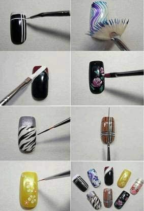 Professional Nail Art Brushes Set - 15 Piece Acrylic Nail Painting & Design Tools Kit with Fine Tip Drawing Pen for Salon & DIY Manicure | Perfect for Gel Polish, French Tips & Intricate Nail Art Designs