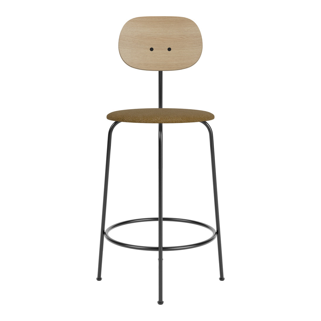 Afteroom Counter Chair Plus - Modern Upholstered Bar Stool for Kitchen Island, Breakfast Nook & Home Bar - Comfortable Seat with Premium Fabric - Adjustable Height Counter Height Stool