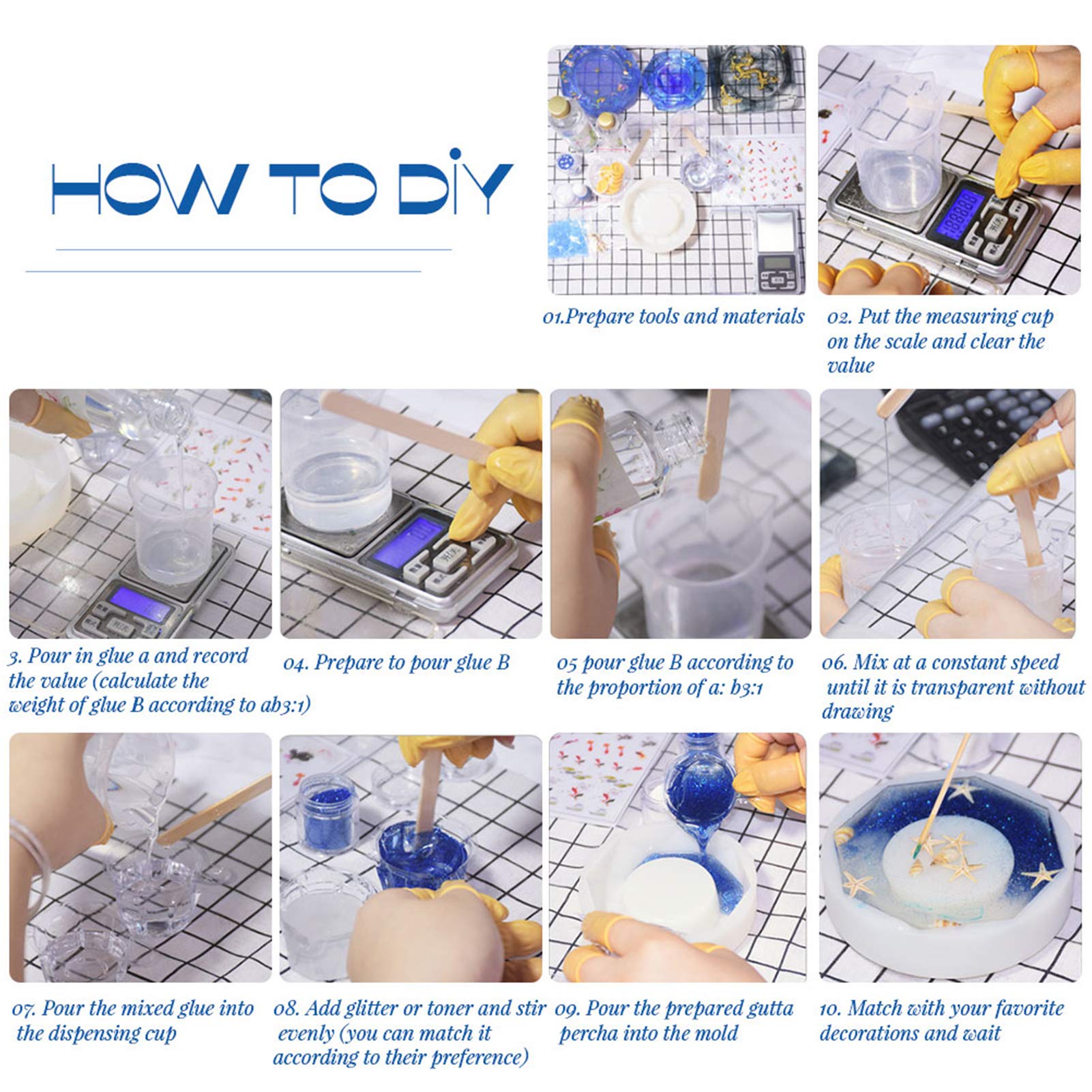 **SUNNYCLUE Silicone Resin Molds for Jewelry Dishes & Trinket Trays – DIY Ring Holder, Home Decor, Wedding Gift – Perfect for Jewelry Storage, Resin Casting, and Decorative Display**