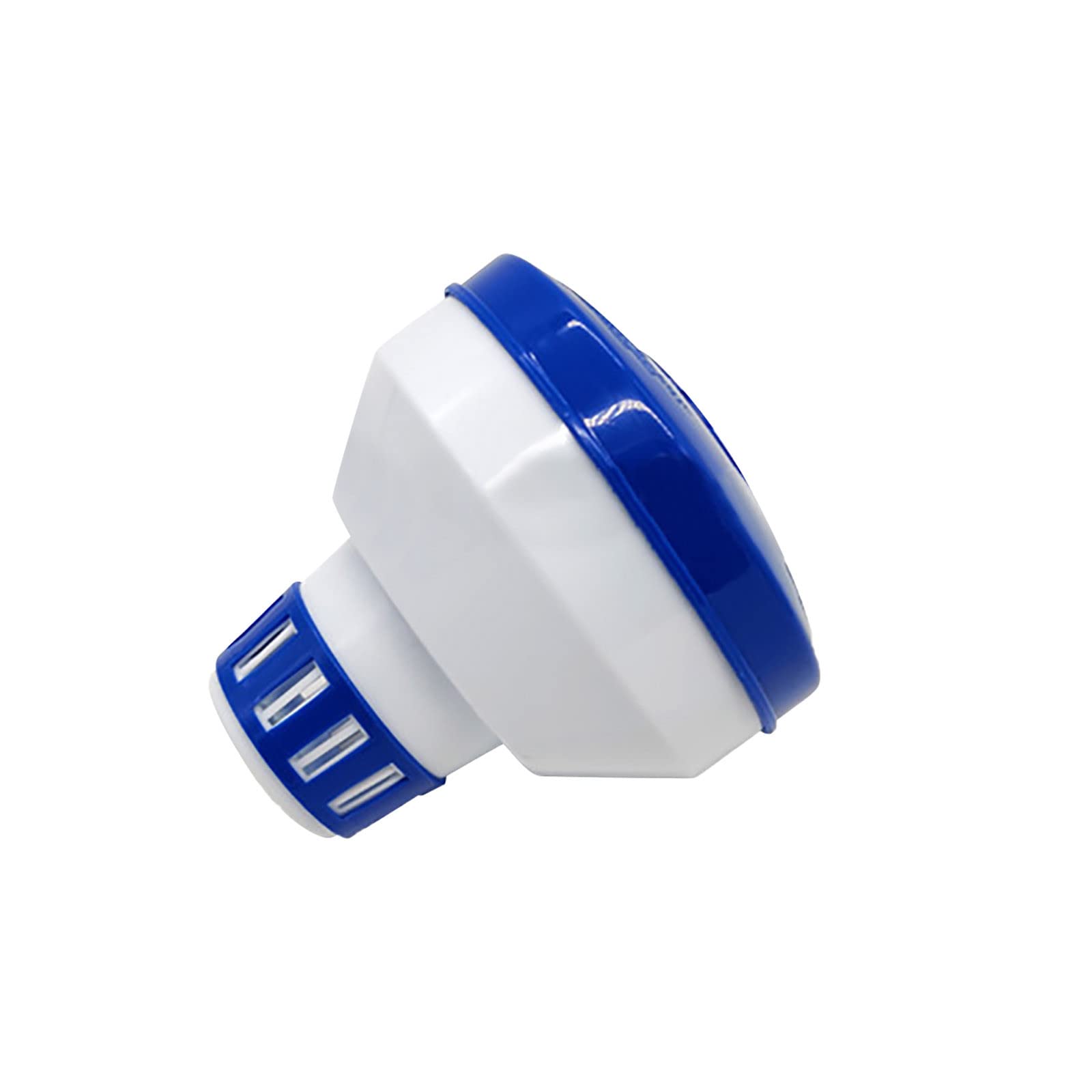 Deluxe Large Blue & White Floating Chlorine Dispenser for Kids 9-12 | 5 Inch Pool Chemical Floater | Perfect for Backyard Swimming Pools & Summer Fun