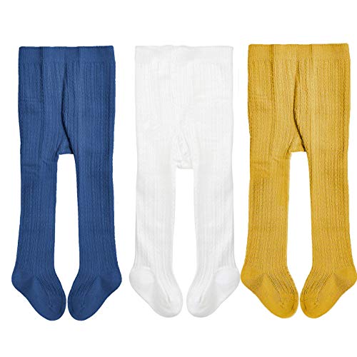 Blue/White/Yellow, 3pk